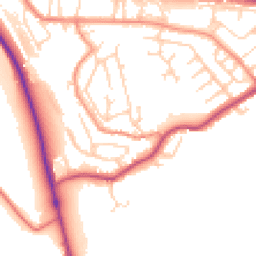 Daytime road noise heatmap for HD8 0JF