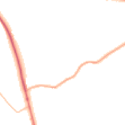Night-time road noise heatmap for HD8 0JF