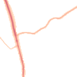 Night-time road noise heatmap for HD8 0JP