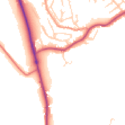 Daytime road noise heatmap for HD8 0JW