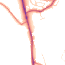 Daytime road noise heatmap for HD8 0JY