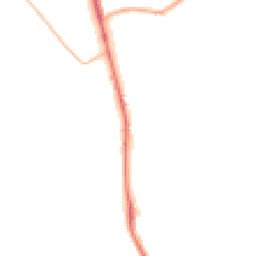 Night-time road noise heatmap for HD8 0LF