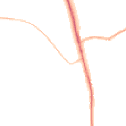 Night-time road noise heatmap for HD8 0LQ