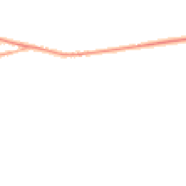 Night-time road noise heatmap for HD8 0LR