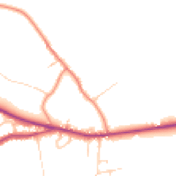 Daytime road noise heatmap for HD8 0NA
