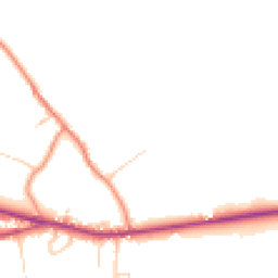 Daytime road noise heatmap for HD8 0NB