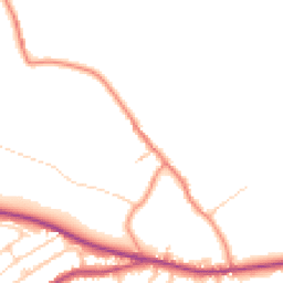 Daytime road noise heatmap for HD8 0NE