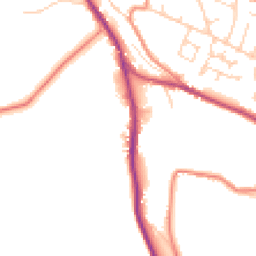 Daytime road noise heatmap for HD8 0PE