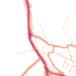 Daytime road noise heatmap for HD8 0QZ