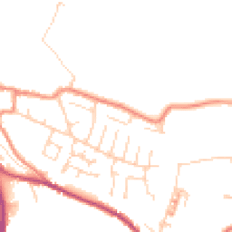 Daytime road noise heatmap for HD8 0XE