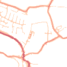 Daytime road noise heatmap for HD8 0XH
