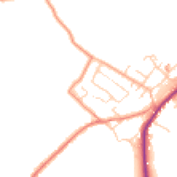 Daytime road noise heatmap for HD8 8AH