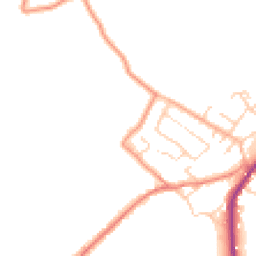 Daytime road noise heatmap for HD8 8AN