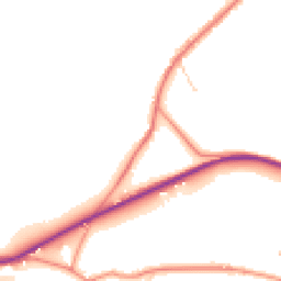 Daytime road noise heatmap for HD8 8AY