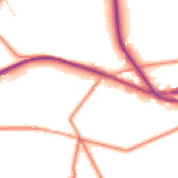 Daytime road noise heatmap for HD8 8BA