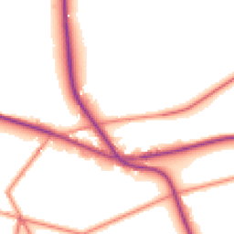 Daytime road noise heatmap for HD8 8BP