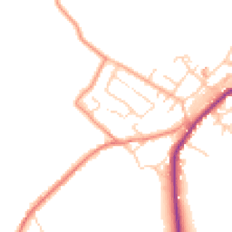 Daytime road noise heatmap for HD8 8EY