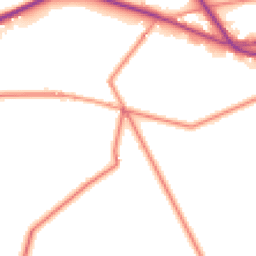 Daytime road noise heatmap for HD8 8GF