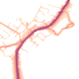 Daytime road noise heatmap for HD8 8HB