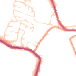 Daytime road noise heatmap for HD8 8HU