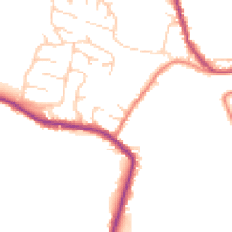 Daytime road noise heatmap for HD8 8HX