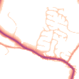 Daytime road noise heatmap for HD8 8JG