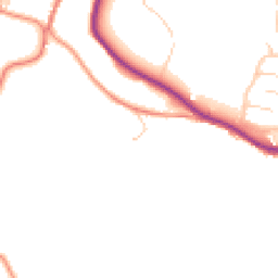 Daytime road noise heatmap for HD8 8JJ