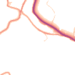 Daytime road noise heatmap for HD8 8JL