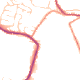 Daytime road noise heatmap for HD8 8JS