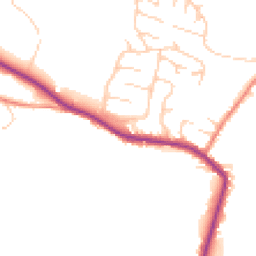 Daytime road noise heatmap for HD8 8JT