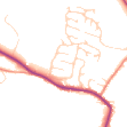 Daytime road noise heatmap for HD8 8JW