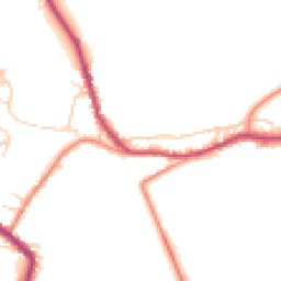 Daytime road noise heatmap for HD8 8LD