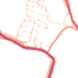 Daytime road noise heatmap for HD8 8NH