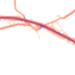 Daytime road noise heatmap for HD8 8NP