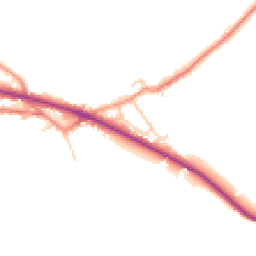 Daytime road noise heatmap for HD8 8NX