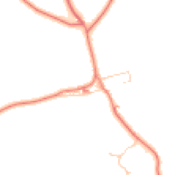 Daytime road noise heatmap for HD8 8PQ