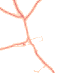 Daytime road noise heatmap for HD8 8PW