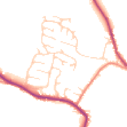 Daytime road noise heatmap for HD8 8PY