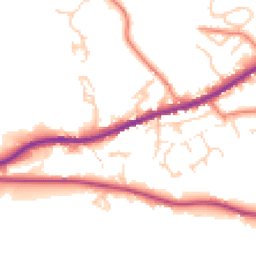 Daytime road noise heatmap for HD8 8QD