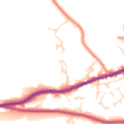 Daytime road noise heatmap for HD8 8QG