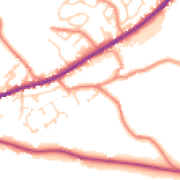 Daytime road noise heatmap for HD8 8RG