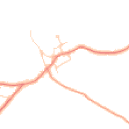 Daytime road noise heatmap for HD8 8UA