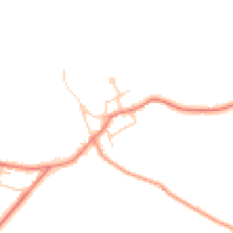 Daytime road noise heatmap for HD8 8UD