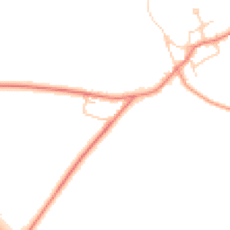 Daytime road noise heatmap for HD8 8UW