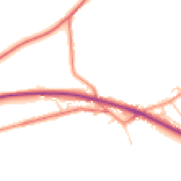 Daytime road noise heatmap for HD8 8XH