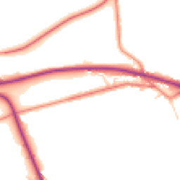 Daytime road noise heatmap for HD8 8XN