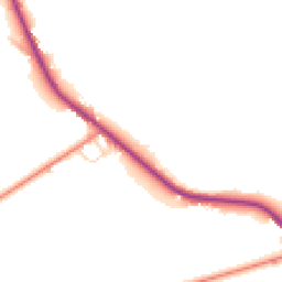 Daytime road noise heatmap for HD8 8XP