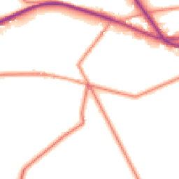 Daytime road noise heatmap for HD8 8YA