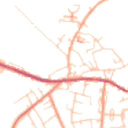 Daytime road noise heatmap for HD8 9BJ