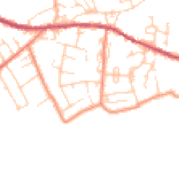 Daytime road noise heatmap for HD8 9BP